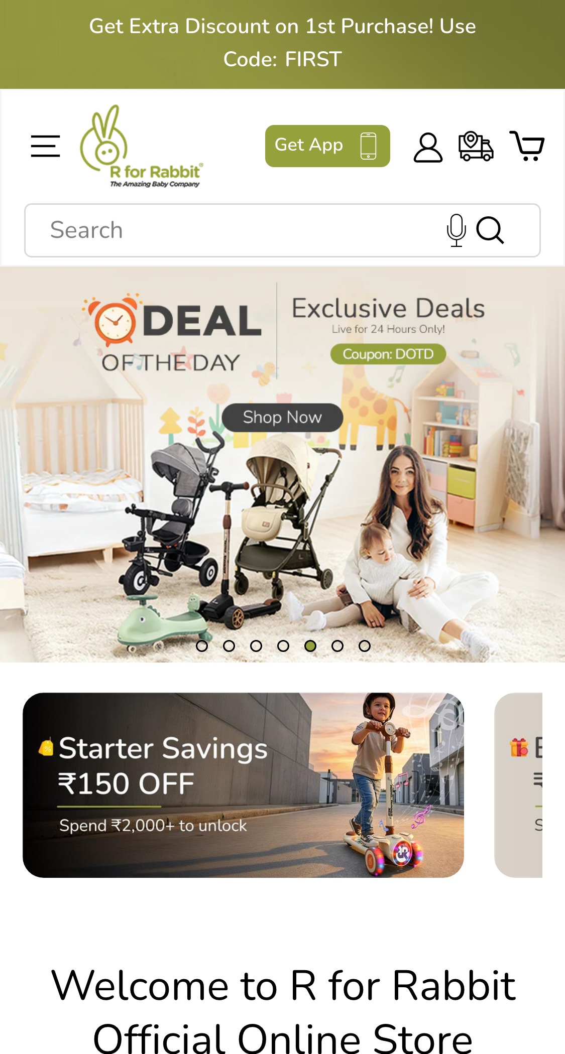 R for Rabbit — Homepage Hero